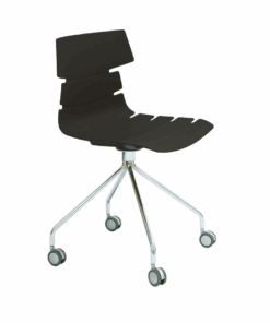 כסא בתי קפה ומסעדה - דגם VIA על גלגלים