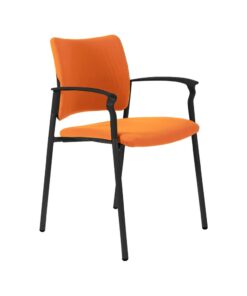 כסא אירוח איטלקי - דגם פינקו מרופד עם ידיות