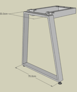 רגל לשולחן - דגם ספרדית סגורה