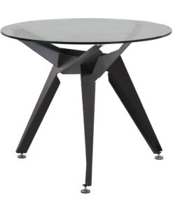 שולחן המתנה-אירוח-דגם 209 - פלטה זכוכית שחורה