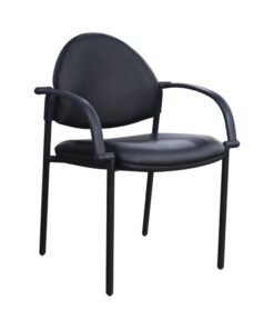 כסא אירוח - דגם רקפת מורן דמוי עור וידיות