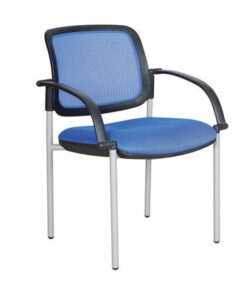 כסא אירוח - דגם רקפת מורן B גב רשת וידיות