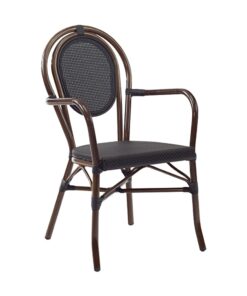 כסא בתי קפה ומסעדה - דגם 5094 ידיות