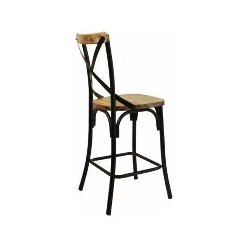 כסא בר - דגם ג'ו עץ אגוז – תמונה 4