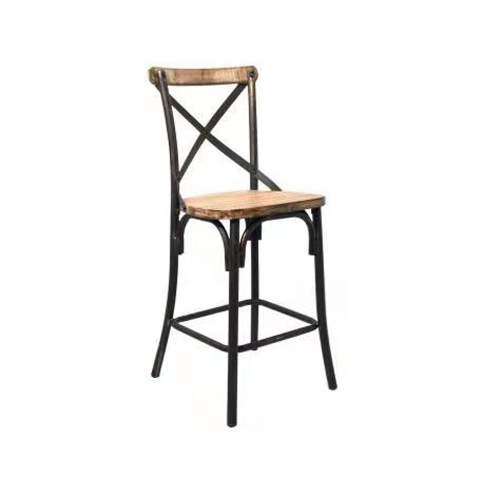 כסא בר - דגם ג'ו עץ אגוז – תמונה 5