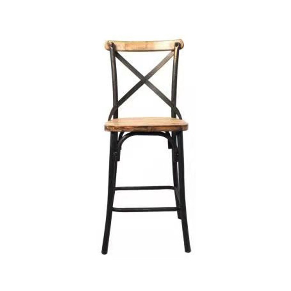 כסא בר - דגם ג'ו עץ אגוז – תמונה 6