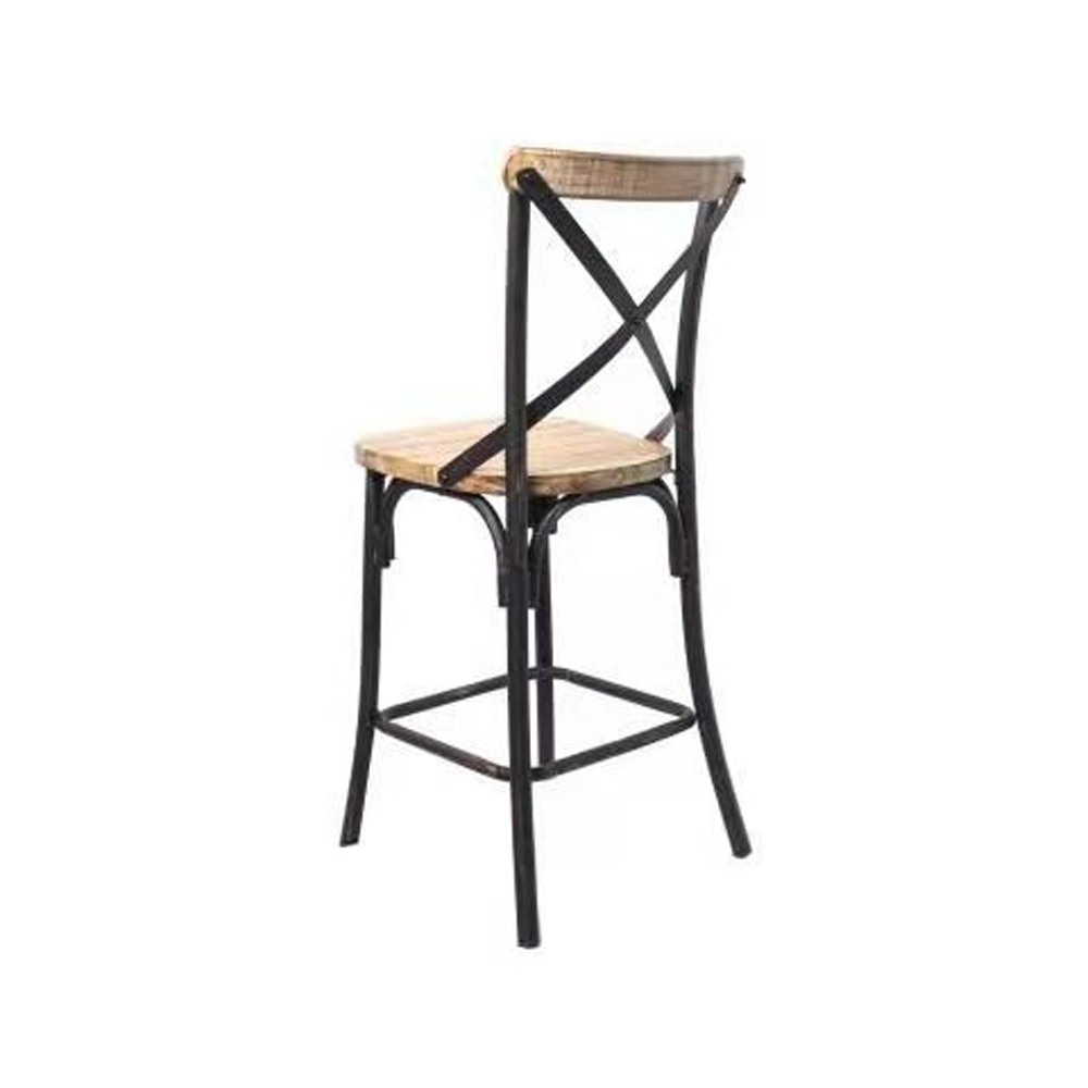 כסא בר - דגם ג'ו עץ אגוז – תמונה 7