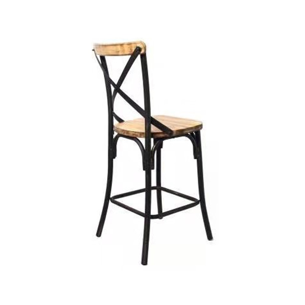 כסא בר - דגם ג'ו עץ אגוז – תמונה 8