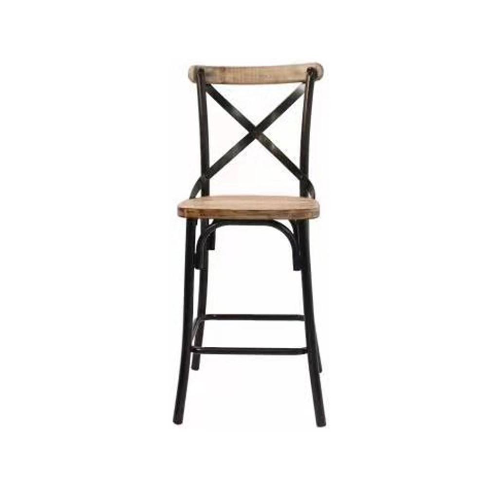 כסא בר - דגם ג'ו עץ אגוז – תמונה 17