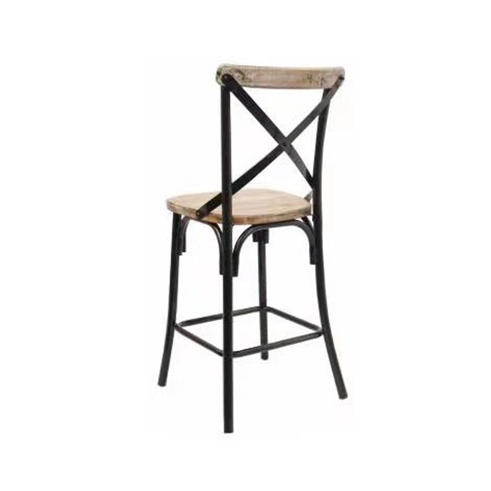 כסא בר - דגם ג'ו עץ אגוז – תמונה 18