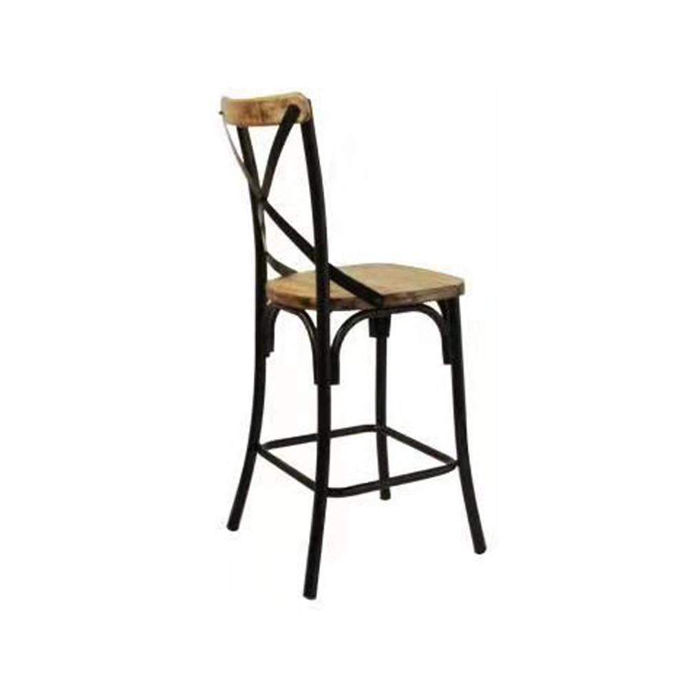 כסא בר - דגם ג'ו עץ אגוז – תמונה 20