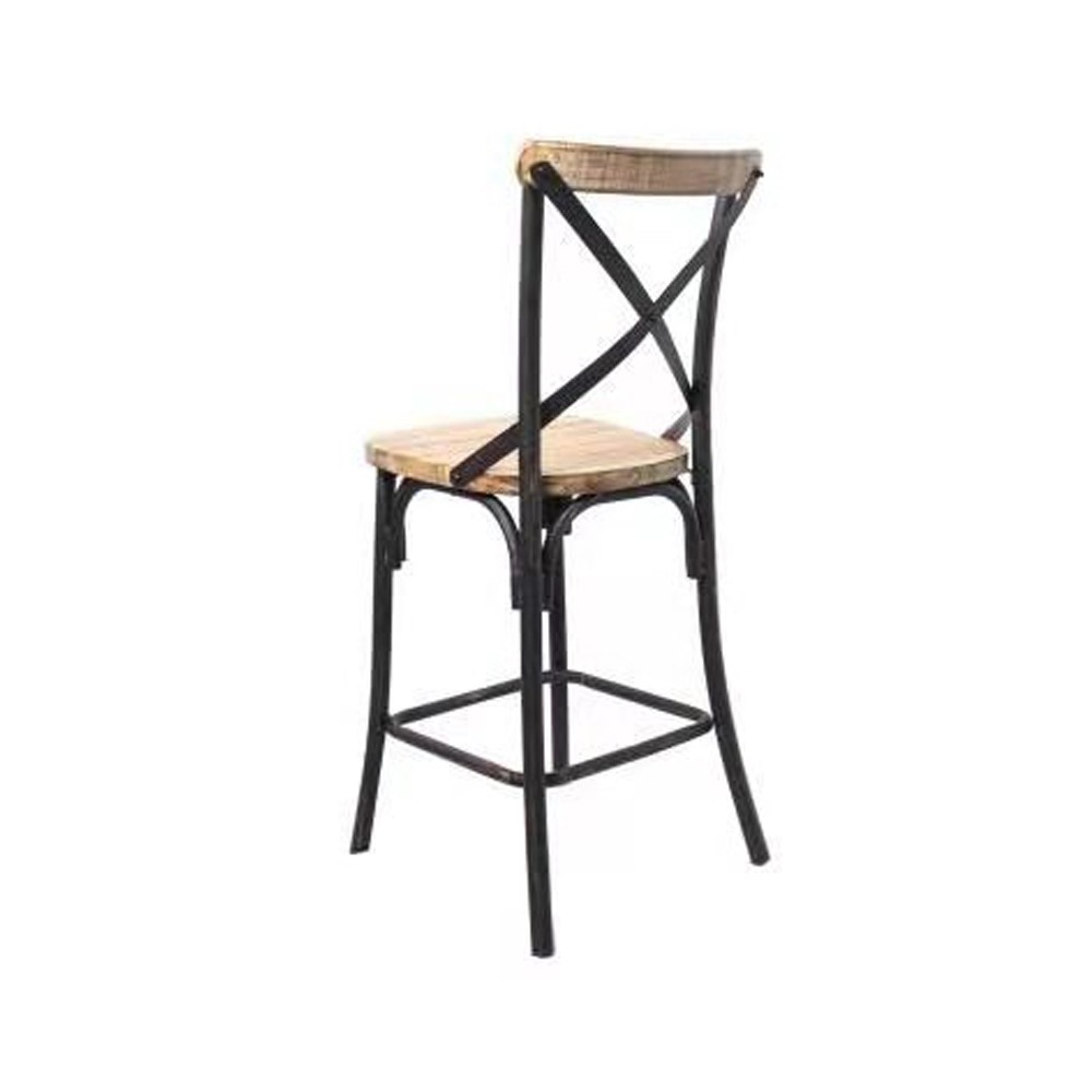 כסא בר - דגם ג'ו עץ אגוז – תמונה 23