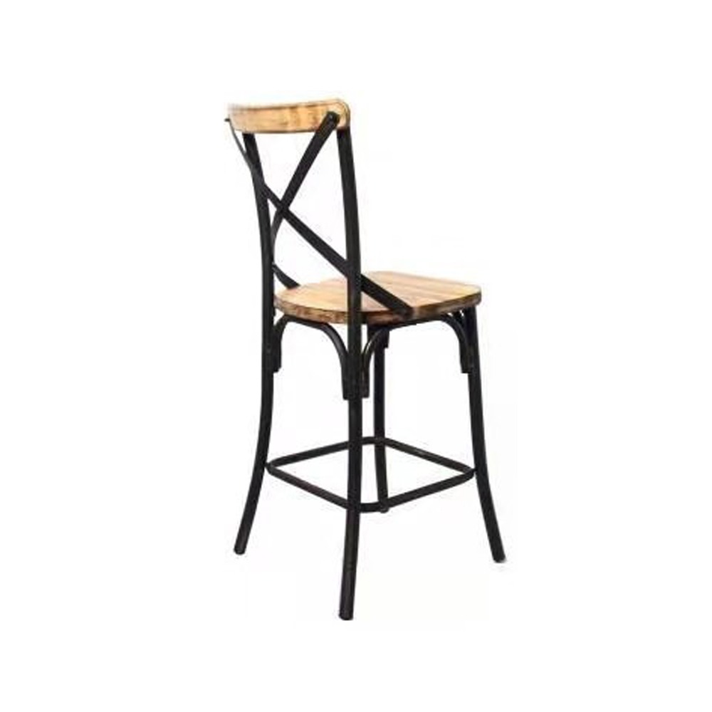 כסא בר - דגם ג'ו עץ אגוז – תמונה 24