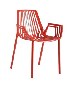 כסא בתי קפה ומסעדה - דגם תפוז עם ידיות