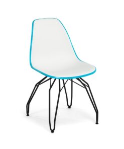 כסא אירוח - דגם אוסי רגל שחורה