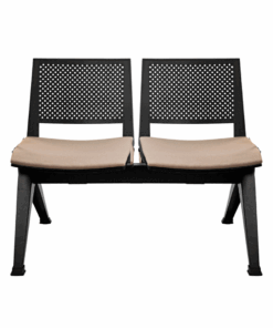 ספסל המתנה איטלקי - דגם קנטרה מרופד דו בלי ידיות